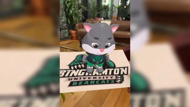 AR mascot activation example